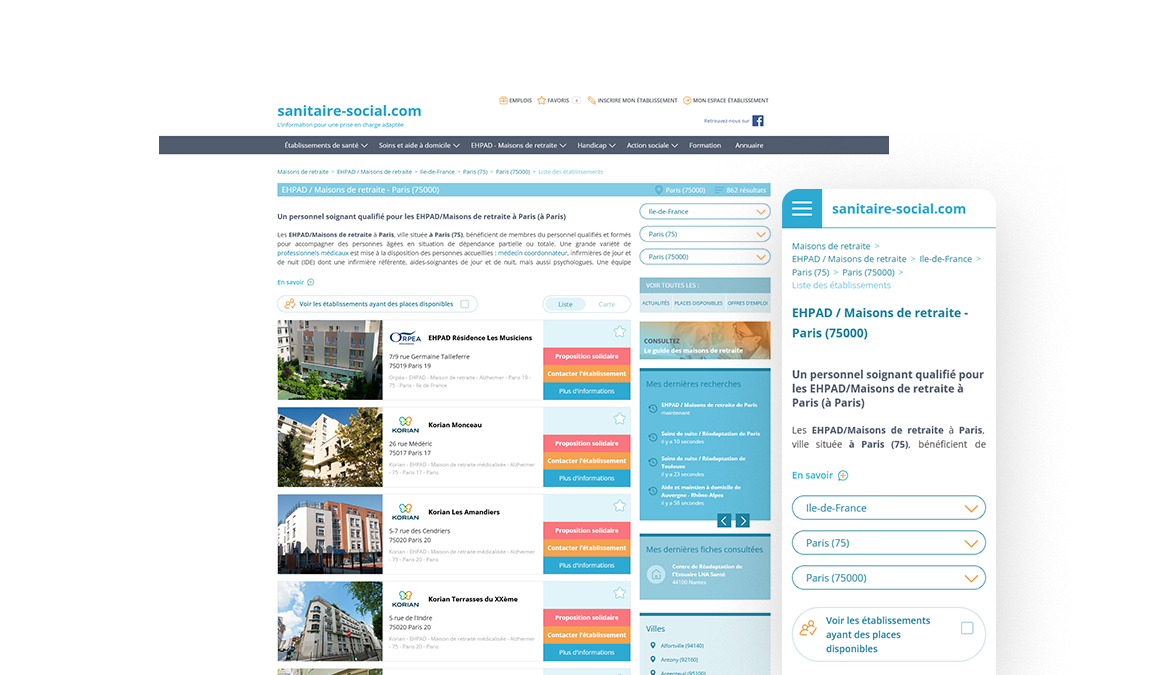 Page listing - ancienne version